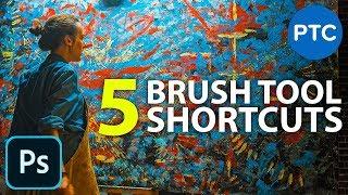 5 Must-Know Photoshop Brush Tool Shortcuts | 90-Second Tip #22