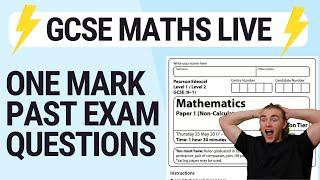 GCSE Maths One Mark Questions