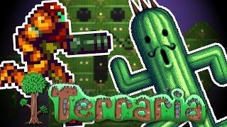 JUMBO CACTUAR AND SA-X BOSSES! Terraria 1.3 MODDED v4 Ep.26