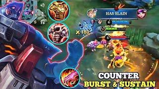 HYLOS HYPER JUNGLE!!! NEW BUILD TO COUNTER BURST AND SUSTAINED ENEMY HERO | HYLOS BEST BUILD 2024