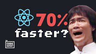 High-school student makes React a million times faster