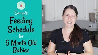 Sample 6 Month Old Baby Feeding Schedule | Baby Led Weaning