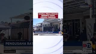 Warga Pekalongan Berebut Uang Hingga Pingsan