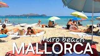  MALLORCA | PLAYA de MURO | Alcudia  Beach walk   Spain 2024 4K