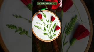 easy embroidery design for beginners / aesthetic embroidery pattern #shorts #diy #explore #youtube