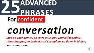 25 Advance Phrases for Daily Use| phrases in English| Advanced Phrases in English