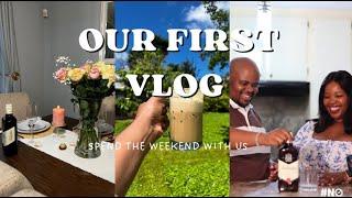 OUR FIRST VLOG | SPEND THE WEEKEND WITH US| Shooting content|Mr Price haul| Cooking and more