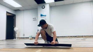 Cách lót sàn nhà đơn giản dễ làm ở Canada (how to lay the floor )