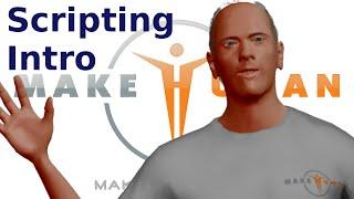 MakeHuman Scripting Introduction Using Only the Plugins