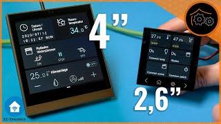 KNX-Taster von Tantron - 2,6" und 4" Touch-Display mit vielen Funktionen