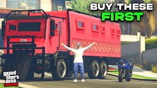 10 FIRST Things You Need To Buy in GTA 5 Online!