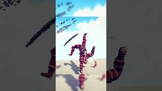 COLOSSAL TITAN vs NINJA GOD in TABS #gaming #tabs #games #ratgamer #shorts