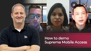 [Suprema Mobile Access] How to Demo Suprema Mobile Access l Suprema