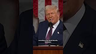 Trump speaks on alleged social security fraud during joint address to congress