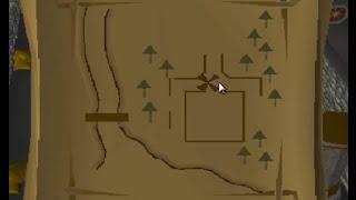 Runescape 2007 - Easy Clue Scroll Guides - Map #8