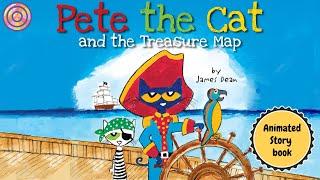 Pete the Cat and the Treasure Map | Fan's animated Book Edition | read aloud