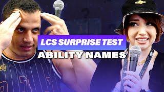 Do STREAMERS know LEAGUE ABILITIES? - Surprise Test