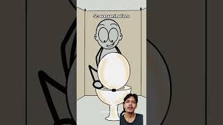 malah ikutan kepotong  #funny #animation #fart #cartoon #comedy #memes #art