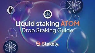 How to Liquid Stake $ATOM on Drop | Cosmos Staking Tutorial