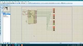 4 way Traffic Light using PIC16F877A