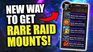 The SECRET New Way To Get RARE MOUNTS FROM RAIDS! WoW Dragonflight | Cache of Timewarped Treasures