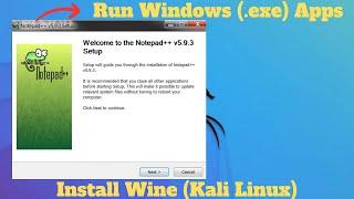 How to Install WINE on Kali Linux
