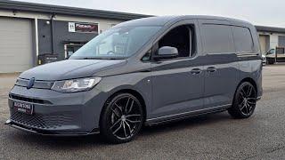 vw caddy mk5 sportline edition r modified Lowered alloys splitter sidebars spoiler leather