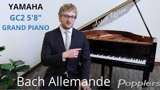 Yamaha GC2 - 5'8" | Artist Review and Performance | Matt Lorenz | Bach Allemande from French Suites