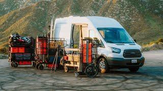 A Versatile PRODUCTION VAN For Video + Photo | "The Adapt-A-Van" Build Out + Walk Thru