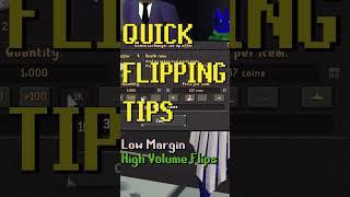 OSRS Flipping Tips: High Volume Low Margin Items | Low Risk F2P Friendly GE Money Maker