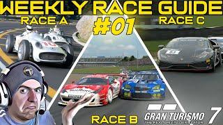  I CRASHED... an INSANELY hard car to Drive and COMMON Combos!! || Weekly Race Guide - Week 01 2025