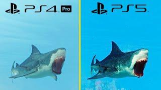 Maneater PS5 Vs PS4 PRO Graphics Comparison + Performance Test (PS5 Optimized)