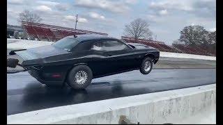 NEW HELLCAT WORLD RECORD GIANT WHEELIE!!! 7.66@178mph “007” Epling Garage hellcat