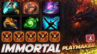 Shadow Fiend Immortal  Playmaker [30/4/30] - Dota 2 Pro Gameplay [Watch & Learn]