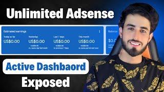 Adsense Active Dashboard 2024 | Unlimited Adsense Active Dashbaord | Secret Method | Mr Sham