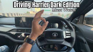 Tata Harrier Full Drive Review | New Harrier Dark Edition | Adas features, Price, Features