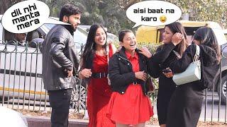 Red signal ho Best flirting prank on beautiful girls | Somesh Brijwasi |