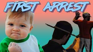 I get my FIRST arrest in a new city - GTA V RP