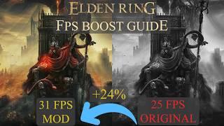 Elden Ring FPS Boost Guide For Low End PCs. 24% FPS Boost With Mod.