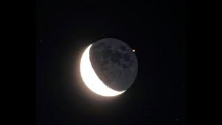 Feb 18, 2020 time lapse of the Lunar occultation of Mars