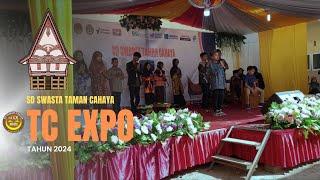 Penampilan Ekskul Nasyid Lagu Syaikhona di Taman Cahaya Expo 2024