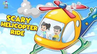 Scary Helicopter Ride | Gattu's Adventure | English Moral Stories | English Animated Cartoon