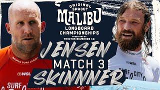 Taylor Jensen vs Ben Skinner | Original Sprout Malibu Longboard Championships - Match 3