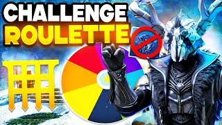 Can I Beat Warlord's Ruin Using Stasis Warlock With NO FRAGMENTS | Challenge Roulette #destiny2