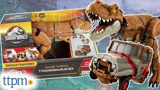 Jurassic World Fierce Changers Chase 'N Roar Tyrannosaurus Rex