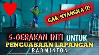 TERNYATA BEGINI !!! Pelatihan Badminton Club PB KUSUMA TANGKAS perihal footwork badminton.