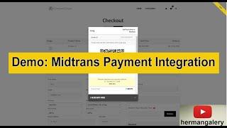 Demo: Midtrans Payment Integration