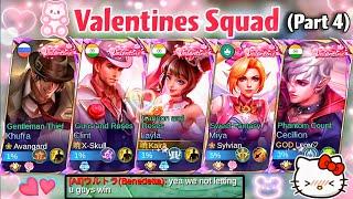 LAYLA X CLINT VALENTINES SQUAD PART 4!3 MM, NO JUNGLER! MIYA, CECI, KHUFRA(≧◡≦)