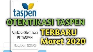 Otentikasi taspen terbaru maret 2020