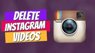 How to DELETE Saved VIDEO On Instagram 